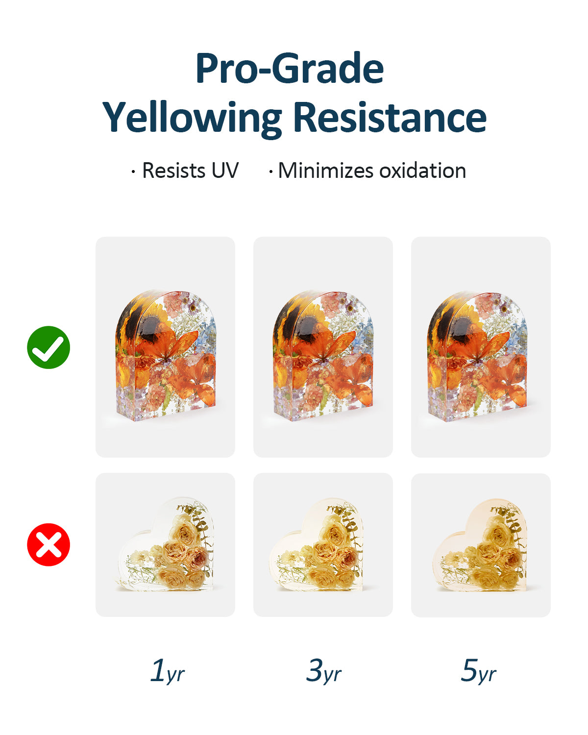 1 : 1 Epoxy Resin for Floral Preservation