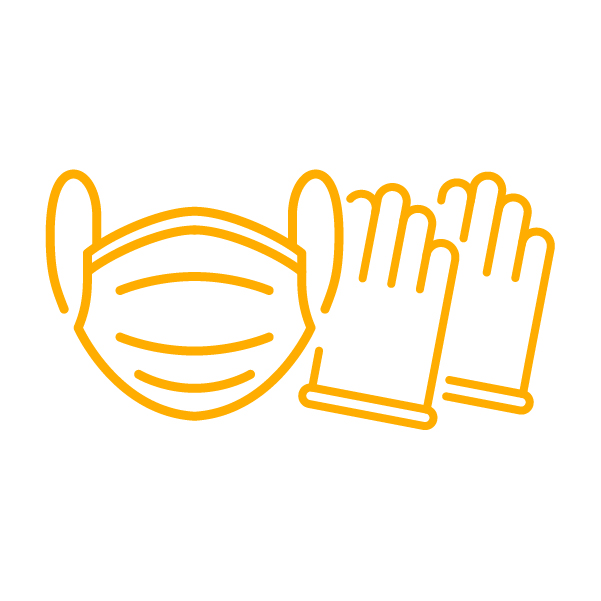 wear mask and gloves when using flower drying silica gel crystals