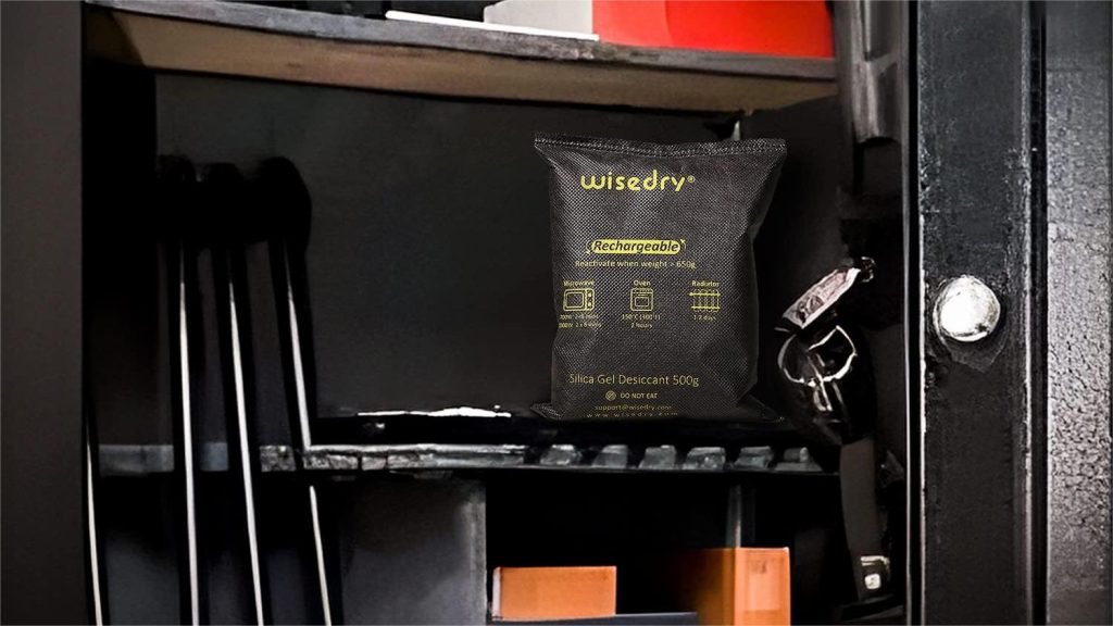 Wisedry 500g rechargeable silica gel desiccant packet for dry storage