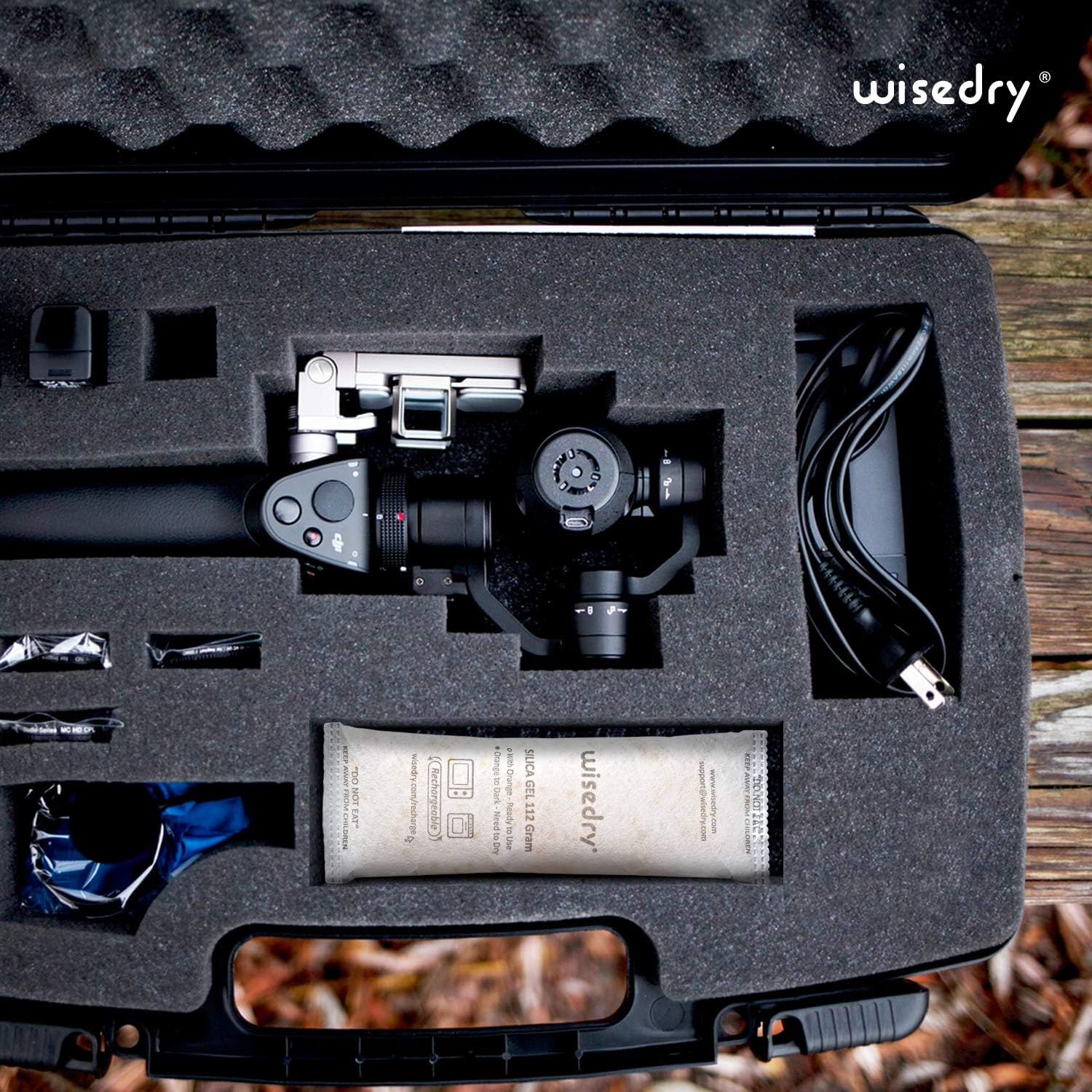 Wisedry reusable silica gel packs for storing open filament spools