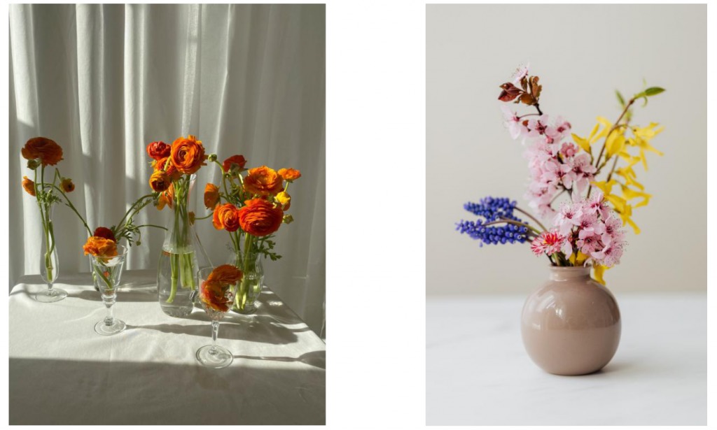 Dried flower DIY arrangement for home decor